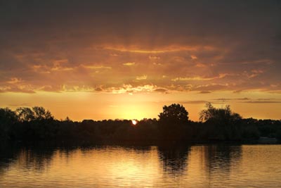 Sunrise over Branston water Park by Gregory Goldston